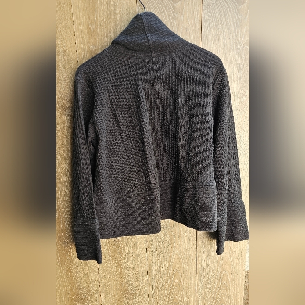 lululemon athletica Charcoal Cowl Neck Sweater M/L - Picture 3 of 3